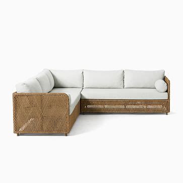 Coastal Outdoor Piece L Shaped Sectional West Elm