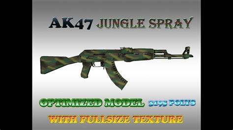 Csgo Ak47 Jungle Spray Hd For Cs 16 Youtube