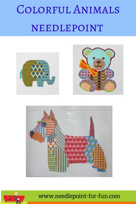 Animal Handpainted Needlepoint