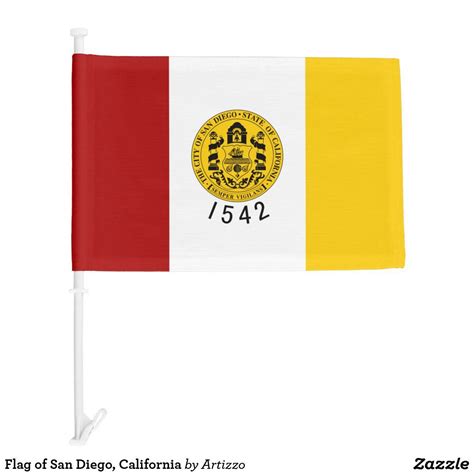 Flag of San Diego, California | Zazzle | Flag, California flag, Diego