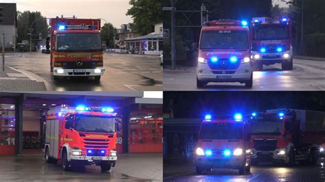 Gro Einsatz Nach Starkregenfront Einsatzfahrten Feuerwehr Tel Thw