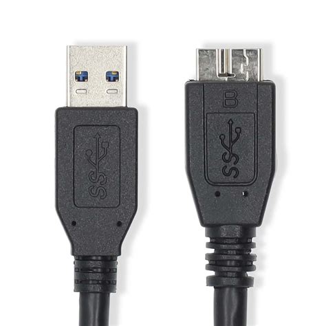 Usb Cable Usb 3 2 Gen 1 Usb A Male Usb Micro B Male 5 Gbps Nickel Plated 2 00 M