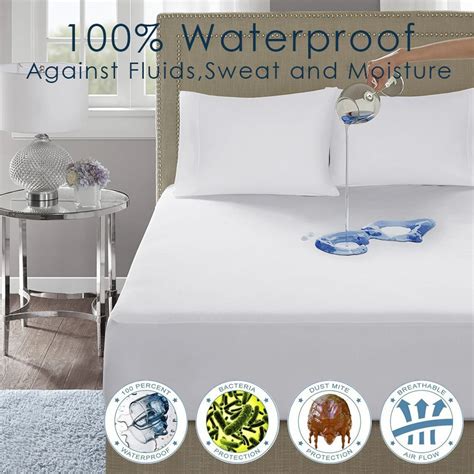 Buy Lfh 120x200cm Smooth Mattress Pad Cover 100 Waterproof Mattress Protector