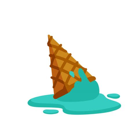 Dropped Ice Cream Cone Stock Vectors Istock