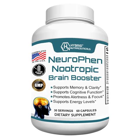 Neurophen Advanced Nootropic Brain Supplement 60 Capsules Hybrid