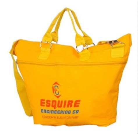 Printed Loop Handle Canvas Shopping Bags Upto 5 Kgs Sizedimension 5