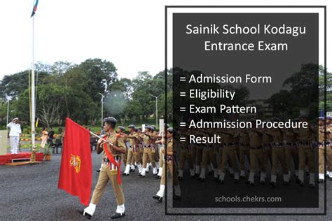 Sainik School Kodagu Admission 2021 22 Entrance Exam Dates Complete Details