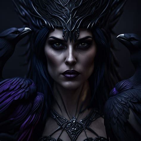 Morrigan Raven Queen Ai Generated Artwork Nightcafe Creator