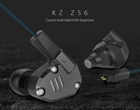 Buy KZ ZS6 HiFi Hybrid Earphones | GearVita