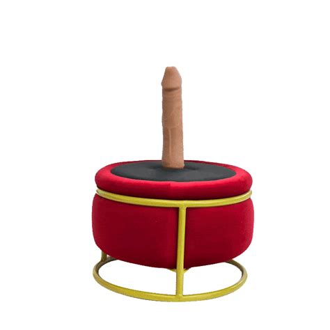 Red Seat Dildo Machine Chair Massage Seat
