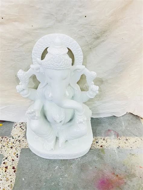 White Marble Ganesh Ji Moorti At Rs In Jaipur Id