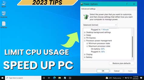 How To Limit The Cpu Usage For A Single Program In Windows