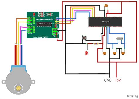 Interfacing Stepper Motor with AVR Microcontroller Atmega16