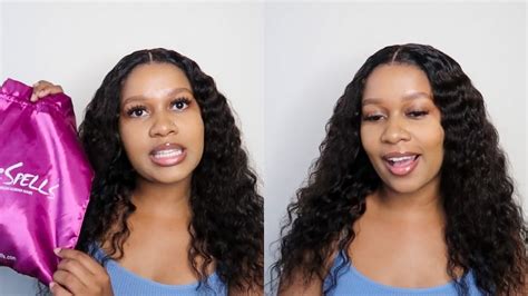 Must Have 16 Inch Deep Wave Wig 💕 Ft Hairspells Ona Oliphant Youtube