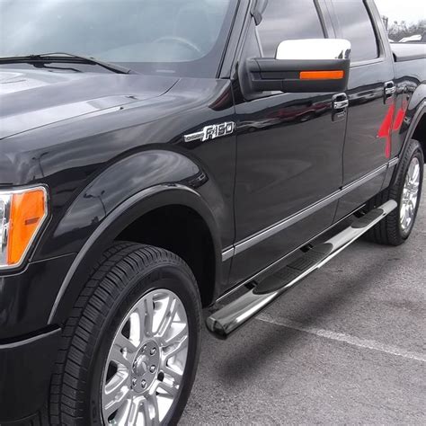 Ford F Supercrew Cab Stainless Finish Oval Side Step