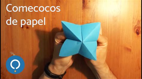 C Mo Hacer Un Comecocos De Papel Youtube