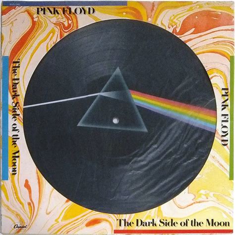 【やや傷や汚れあり】 Lp ピンク・フロイド Us限定ピクチャー盤「狂気」♪pink Floyd Dark Side Of The