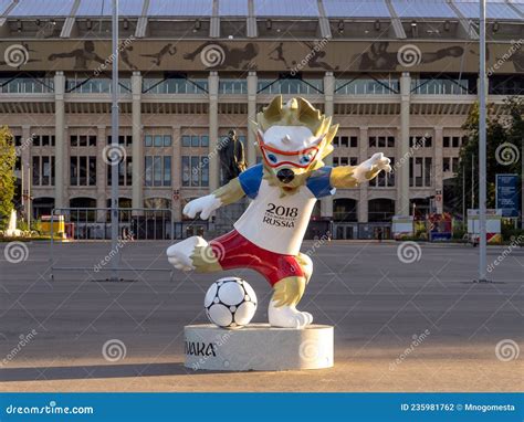 Zabivaka The Wolf Is The Official Mascot Of The Fifa World Cup At