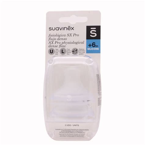 Suavinex Tetina Silicona Fisiol Gica Sx Pro Flujo Denso M Pack