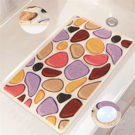 Shower Mat Non Slip Shower Mat For Inside Shower Loofah Bath Mat With