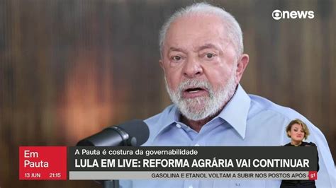 Vídeo Presidente Lula Estreia Em Lives Com Recados Ao Agro E Ao Mst