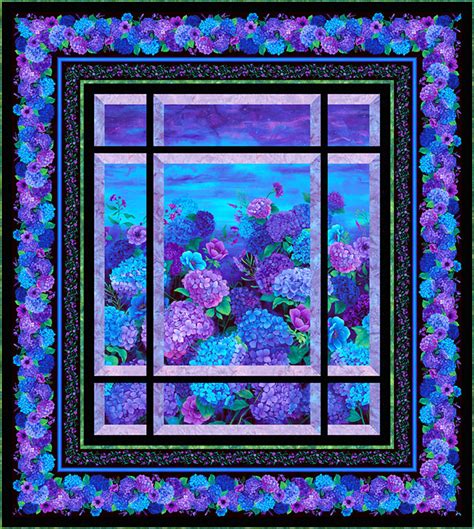 Free Equilter Pattern Misty Midnight Garden Equilter Blog