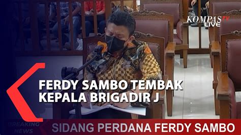 Ferdy Sambo Tembak Bagian Belakang Kepala Brigadir J Youtube