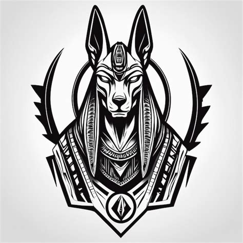 Anubis Tribal Tattoo Designs