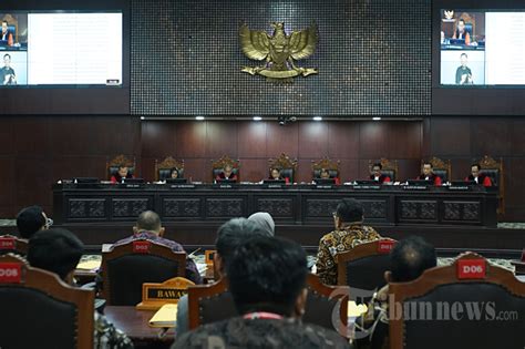 Sidang Putusan Mk Terkait Sengketa Pemilu Foto