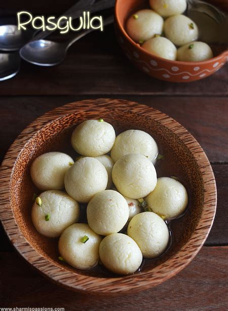 Rasgulla Recipe Sharmis Passions