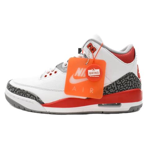 Nike ナイキ Air Jordan 3 Retro エアジョーダン3 レトロ ファイヤーレッド スニーカー ホワイト レッド Us8 26cm Dn3707 160