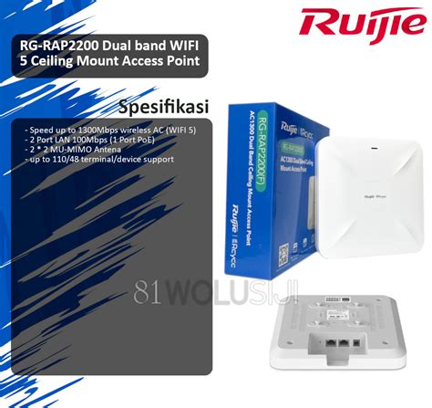 Ruijie Rg Rap F Dual Band Wireless Ac Router Mbps Wifi