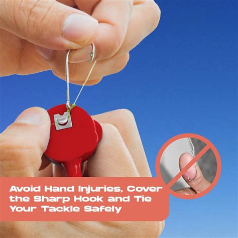 Hook Eze Fishing Knot Tying Tool Quick And Easy Fishing Line Tieing For