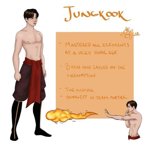 Avatar Fanart Avatar The Last Airbender Team Avatar Bts Jungkook