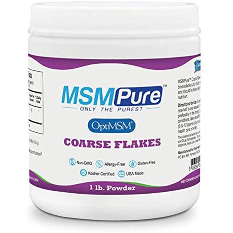 Optimsm Pure Msm Flakes For Joint Health Lb Made In Usa Walmart