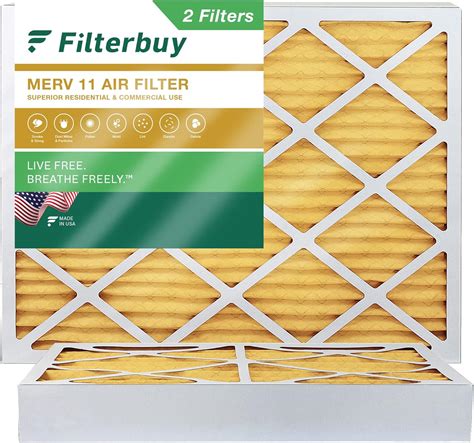 Filterbuy X X Air Filter Merv Allergen Defense Pack Pleated