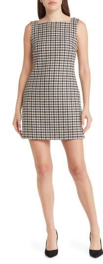 Theory Houndstooth Wool Minidress Nordstromrack