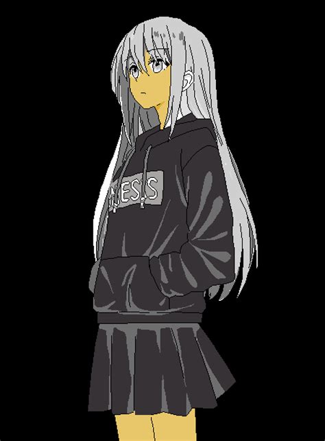 Pixilart Anime Girl Base By Tilliebillee12