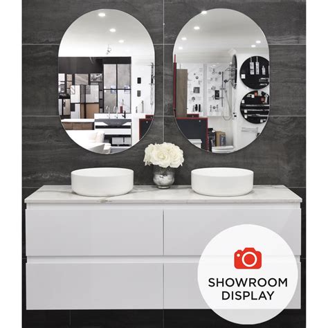 Pill Oval 600mm X 900mm Frameless Mirror With Polished Edge Enflair