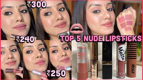 Top Nude Lipsticks For Summers All Skintones Affordable Nude