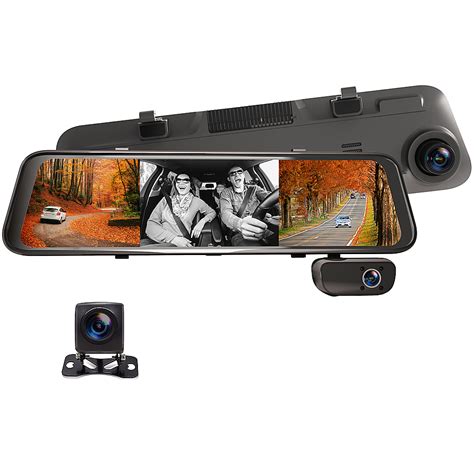 Rexing M P Channel Mirror Dash Cam With Smart Gps Black Bbym