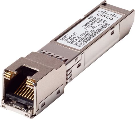 Cisco Linksys Mgbt Gigabit Ethernet Base T Mini Gbic Sfp