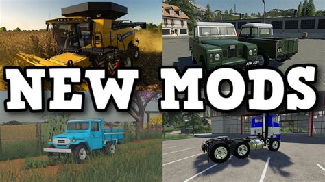 NEW CONSOLE MODS New Pickups Agricultural Drone Plus More New Mods