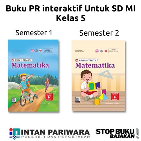 Jual Buku Pr Interaktif Matematika Untuk Sdmi Kelas 5 V Semester 12 Buku Lks Penerbit Intan