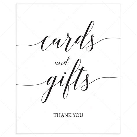 Printable Cards And Ts Sign With Calligraphy Font Instant Download