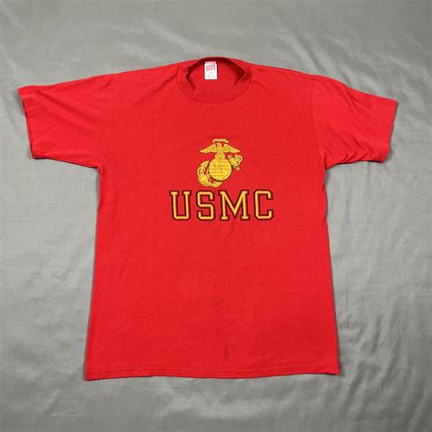 Vintage United States Marine Corps Graphic Tee Single Gem