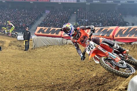 Supercross de Paris Lille victoire du Français Marvin Musquin KTM