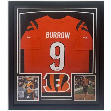 Joe Burrow Signed Bengals Custom Framed Nike Jersey Fanatics