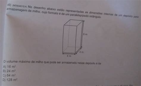 Solved 49 M090401E4 No desenho abaixo estão representadas as