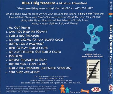 Blue S Clues Dvd Cover With The Title In English And Spanish On A Blue Background